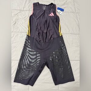 NWT Adidas ADIZERO Speed Suit Pro Elite Rheon  Sleeveless Running Track Mens XL
